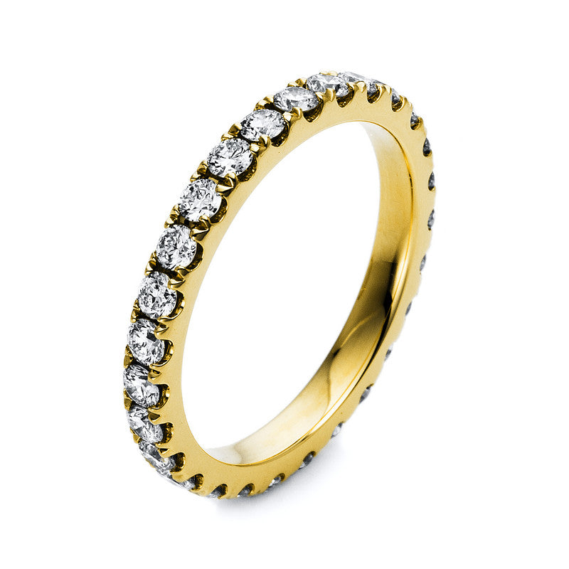 Ring    aus 750/-18 Karat Gelbgold mit 27 Diamanten 1