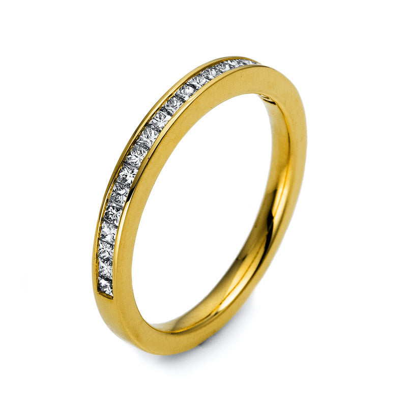 Ring    aus 750/-18 Karat Gelbgold mit 20 Diamanten 0