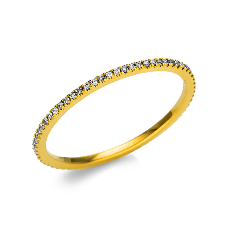 Ring - Memoire voll aus Gold mit Diamanten - 1M957