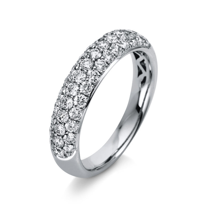 Ring    aus 750/-18 Karat Weißgold mit 43 Diamanten 1