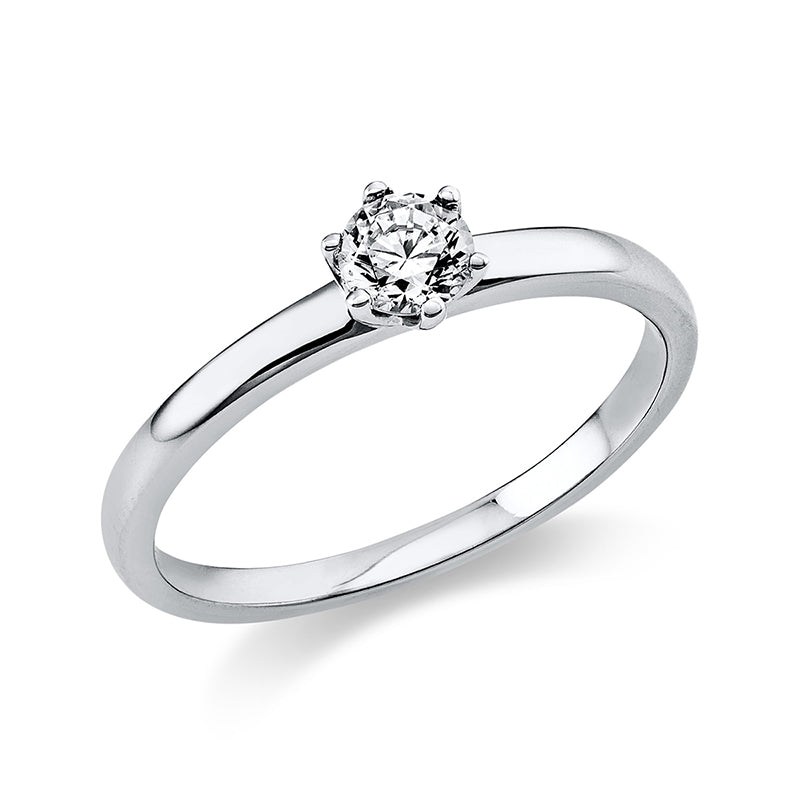 Ring    aus 950/-Platin Platin mit 1 Diamant 0