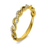 Ring    aus 750/-18 Karat Gelbgold mit 32 Diamanten 0