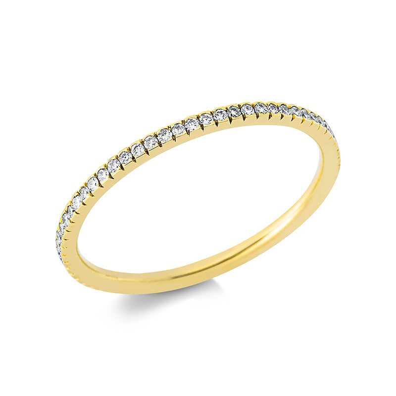 Ring    aus 750/-18 Karat Gelbgold mit 63 Diamanten 0