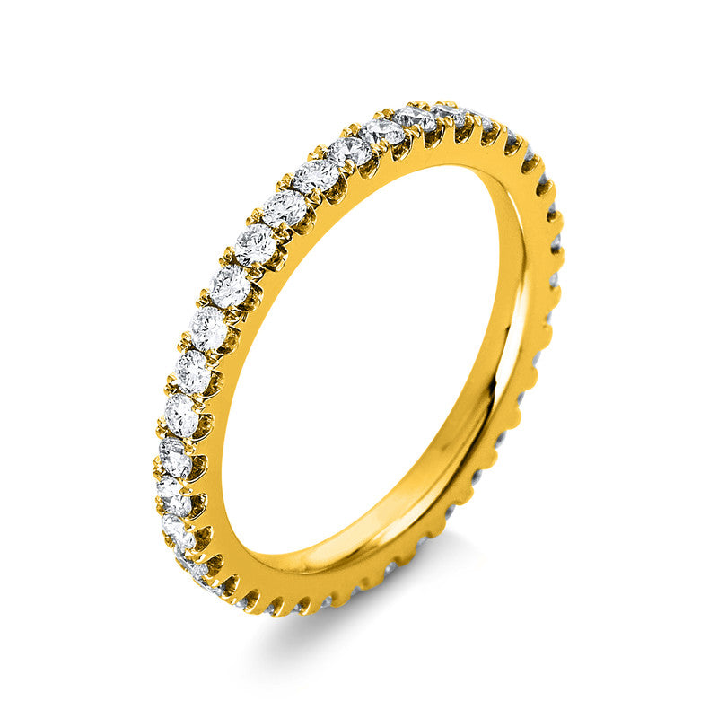 Ring    aus 585/-14 Karat Gelbgold mit 36 Diamanten 0