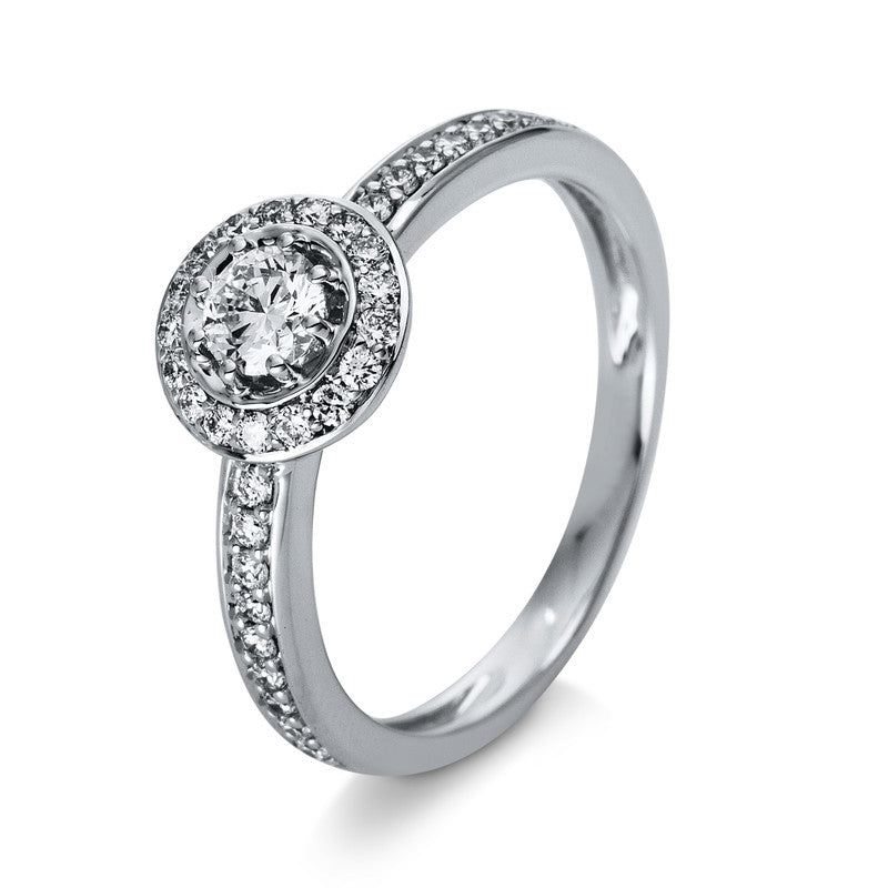 Ring    aus 750/-18 Karat Weißgold mit 36 Diamanten 0