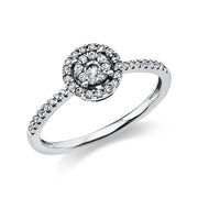 Ring aus Gold mit Diamanten, -Symbol - 1Q218
