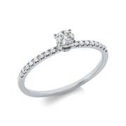 Ring aus Gold mit Diamanten, -Symbol - 1Q324