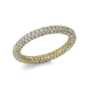 Ring    aus 750/-18 Karat Gelbgold mit 336 Diamanten 1