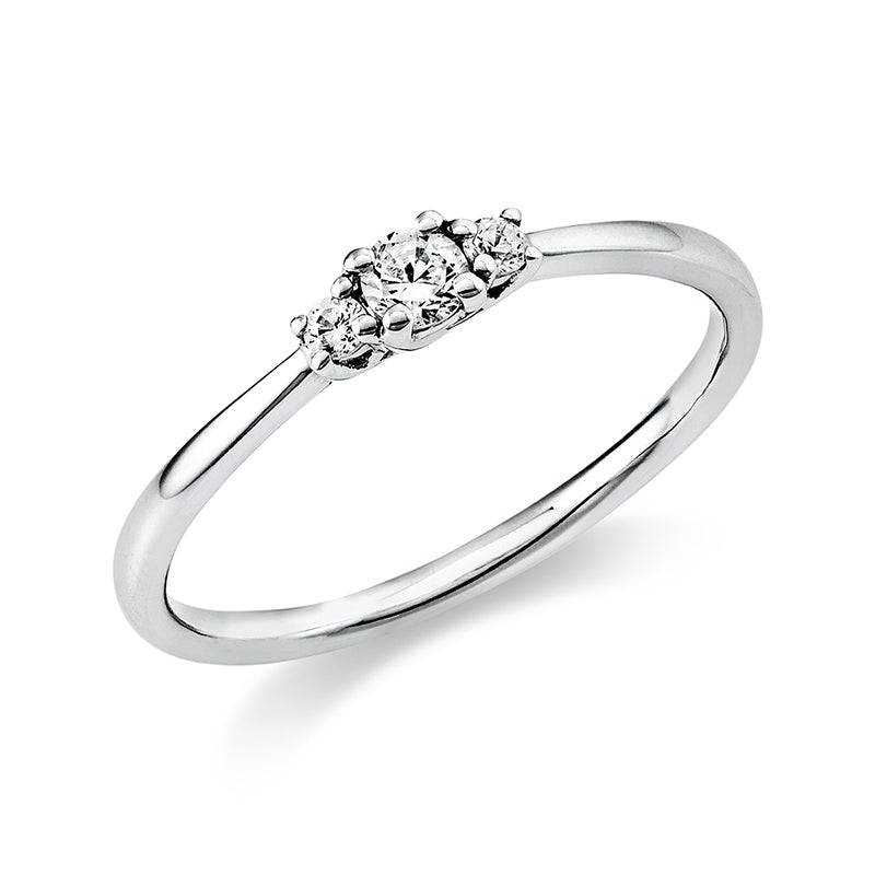 Ring aus Gold mit Diamanten, -Symbol - 1Q747
