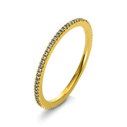 Ring    aus 750/-18 Karat Gelbgold mit 70 Diamanten 0