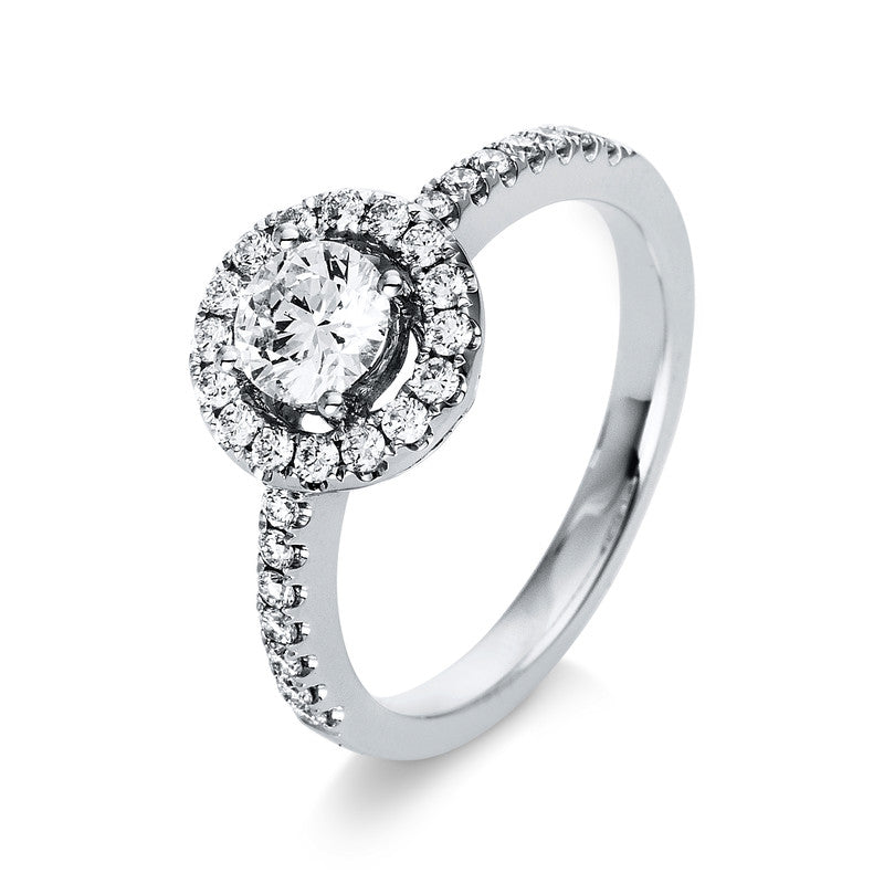 Ring    aus 750/-18 Karat Weißgold mit 31 Diamanten 0