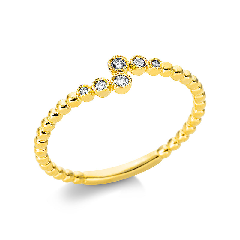 Ring - Moderner Schmuck aus Gold mit Diamanten - 1S197