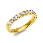 Ring    aus 750/-18 Karat Gelbgold mit 11 Diamanten 0