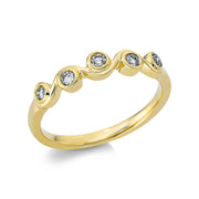 Ring - Moderner Schmuck aus Gold mit Diamanten - 1T241