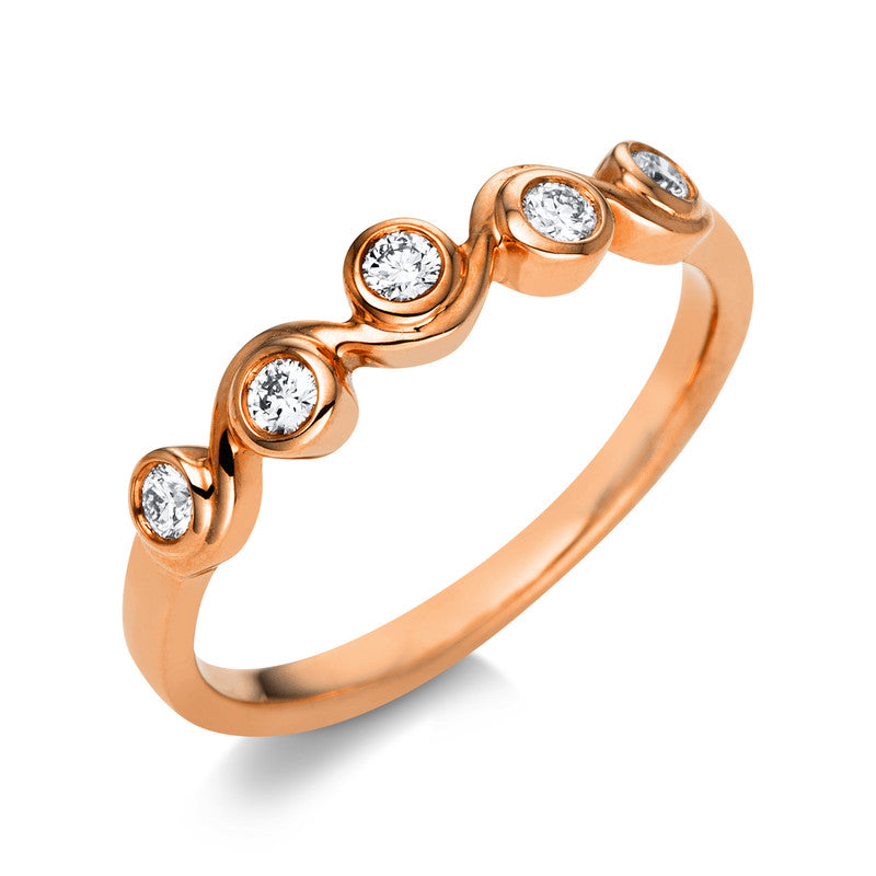 Ring - Moderner Schmuck aus Gold mit Diamanten - 1T241