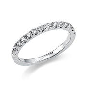 Ring - Memoire halb aus Platin mit Diamanten - 1T319