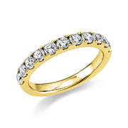 Ring    aus 585/-14 Karat Gelbgold mit 11 Diamanten 0