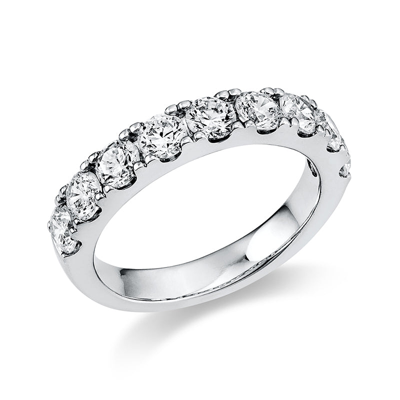 Ring    aus 950/-Platin Platin mit 9 Diamanten 1