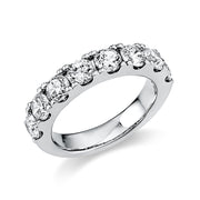 Ring    aus 585/-14 Karat Weißgold mit 8 Diamanten 2 ct