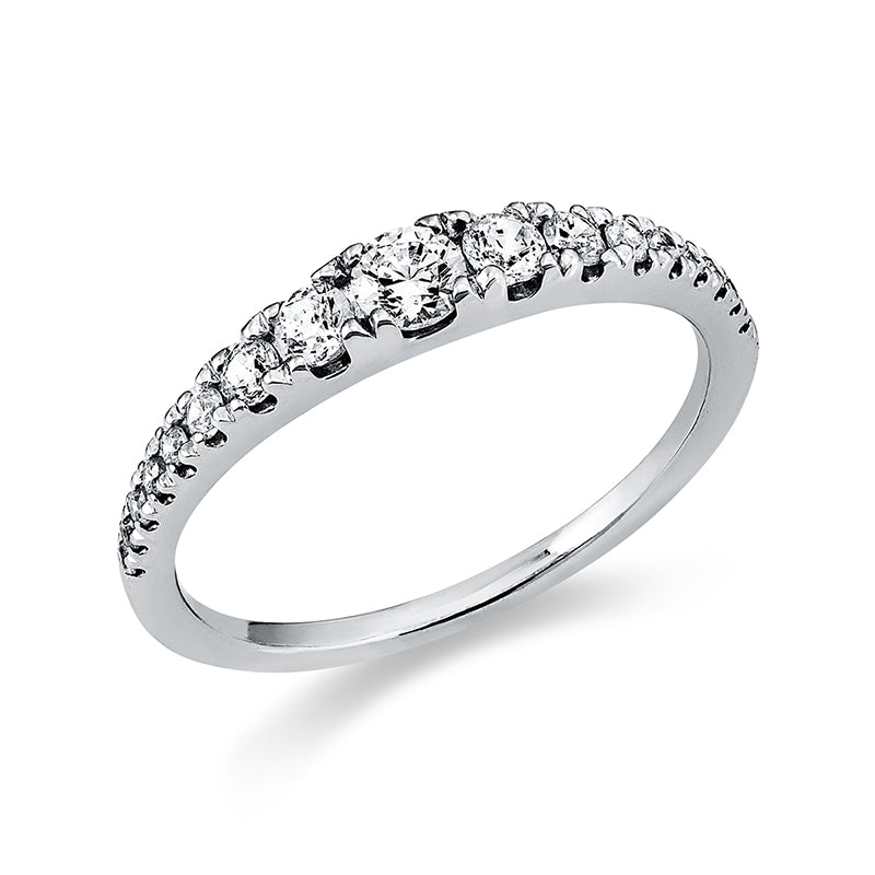 Ring - Moderner Schmuck aus Platin mit Diamanten - 1T326