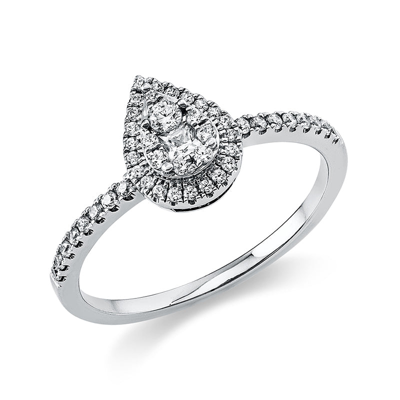 Ring    aus 950/-Platin Platin mit 47 Diamanten 0