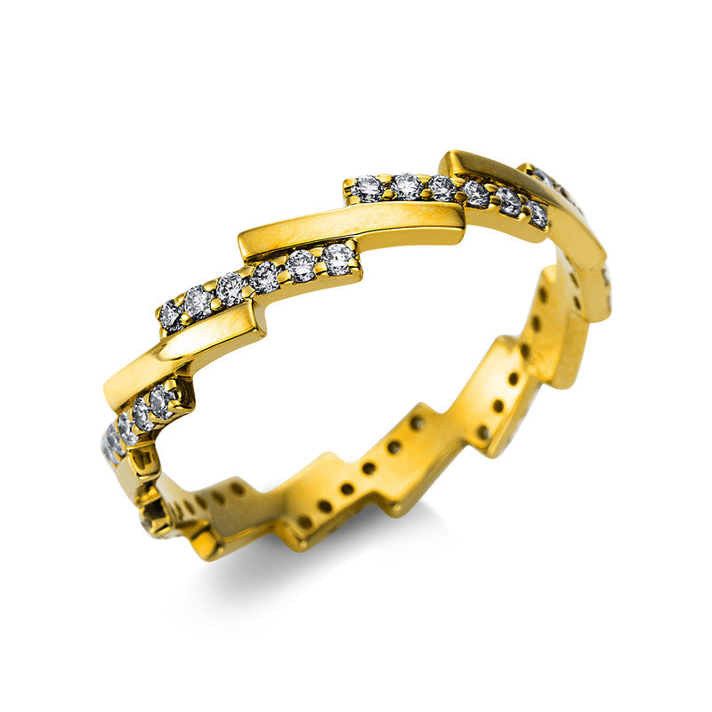 Ring - Moderner Schmuck aus Gold mit Diamanten - 1T575