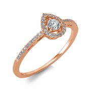 Ring    aus 750/-18 Karat Rotgold mit 43 Diamanten 0