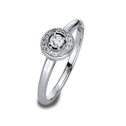 Ring aus Gold mit Diamanten, -Symbol - 1T887