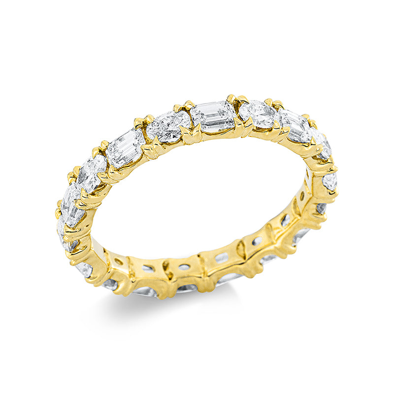 Ring    aus 750/-18 Karat Gelbgold mit 18 Diamanten 2