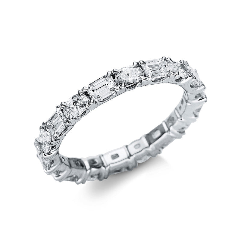 Ring    aus 750/-18 Karat Weißgold mit 17 Diamanten 2