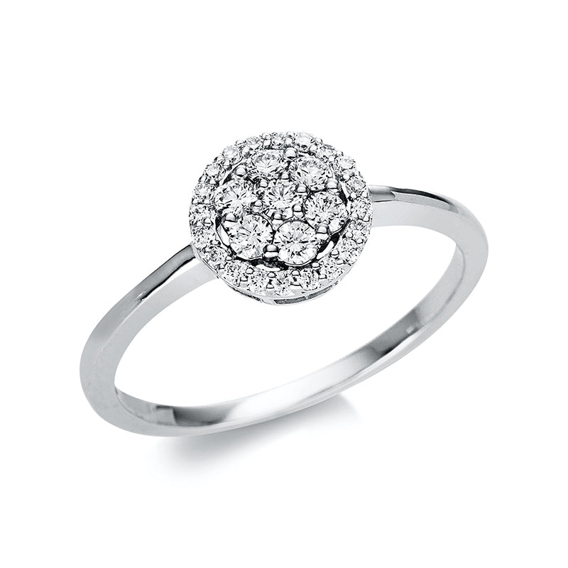Ring aus Gold mit Diamanten, -Symbol - 1U498