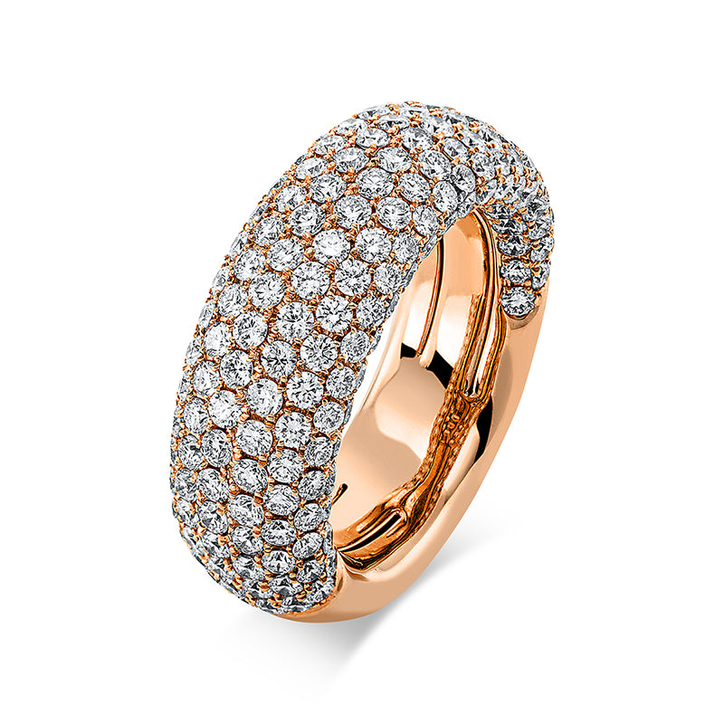 Ring - Pavé aus Gold mit Diamanten - 1U744