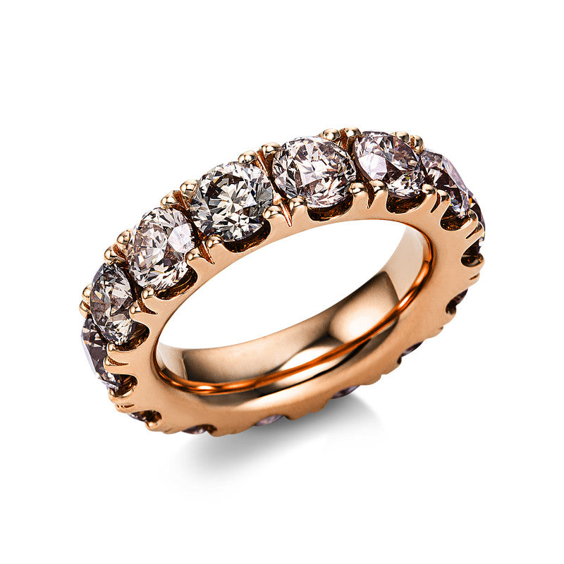 Ring    aus 750/-18 Karat Rotgold mit 14 Diamanten 8