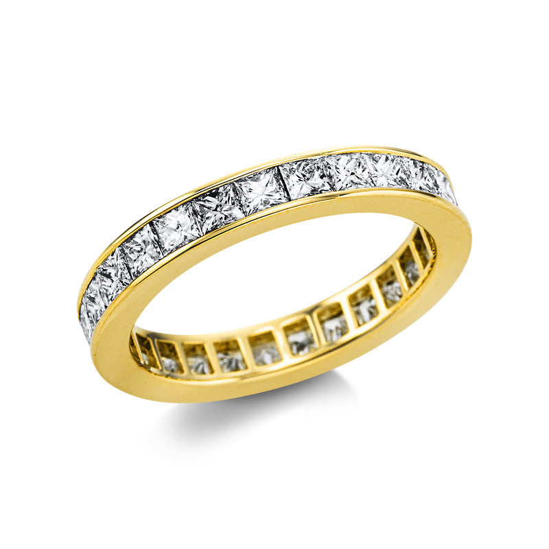 Ring    aus 750/-18 Karat Gelbgold mit 27 Diamanten 2