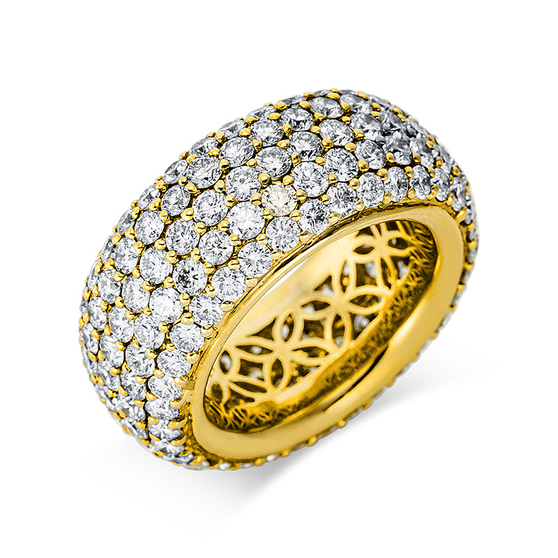 Ring - Pavé aus Gold mit Diamanten - 1W345
