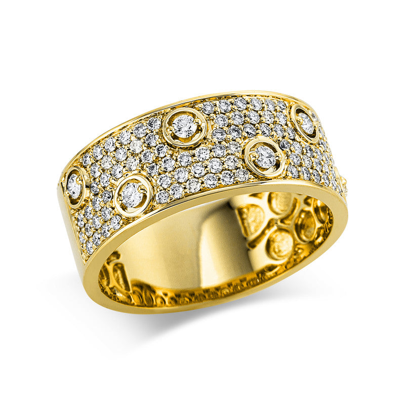 Ring - Moderner Schmuck aus Gold mit Diamanten - 1Y105