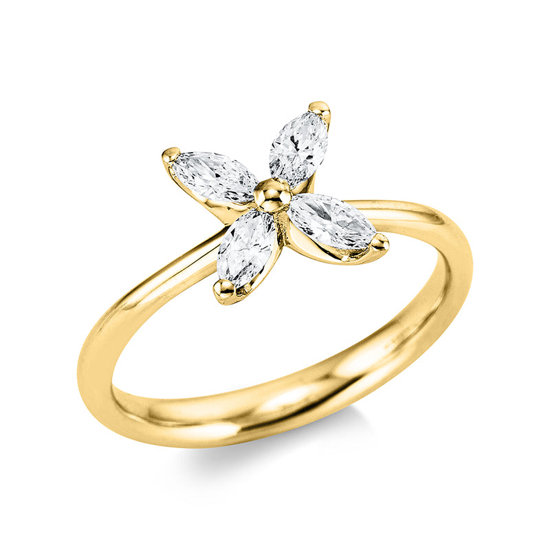 Ring - Moderner Schmuck aus Gold mit Diamanten - 1Y258