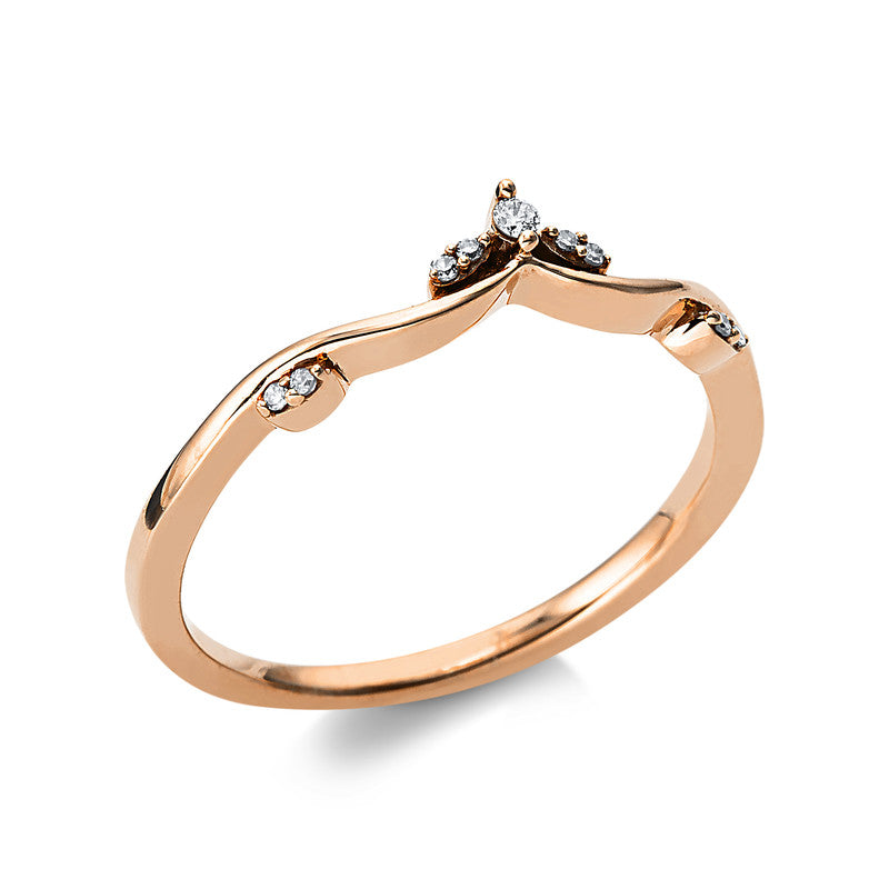 Ring - Moderner Schmuck aus Gold mit Diamanten - 1Z595