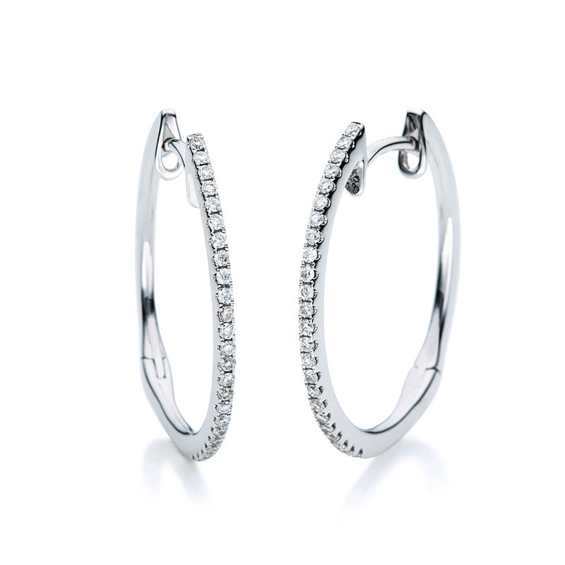 Creolen - Moderner Schmuck aus Gold mit Diamanten - 2A373