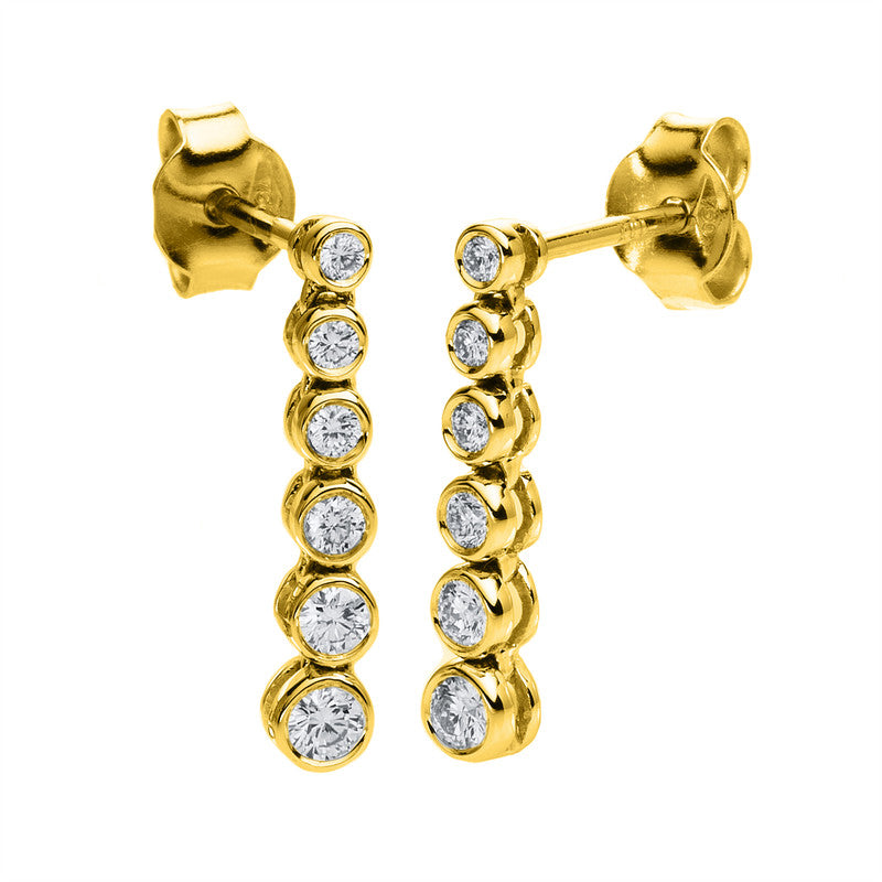 Ohrschmuck - Moderner Schmuck aus Gold mit Diamanten - 2C428