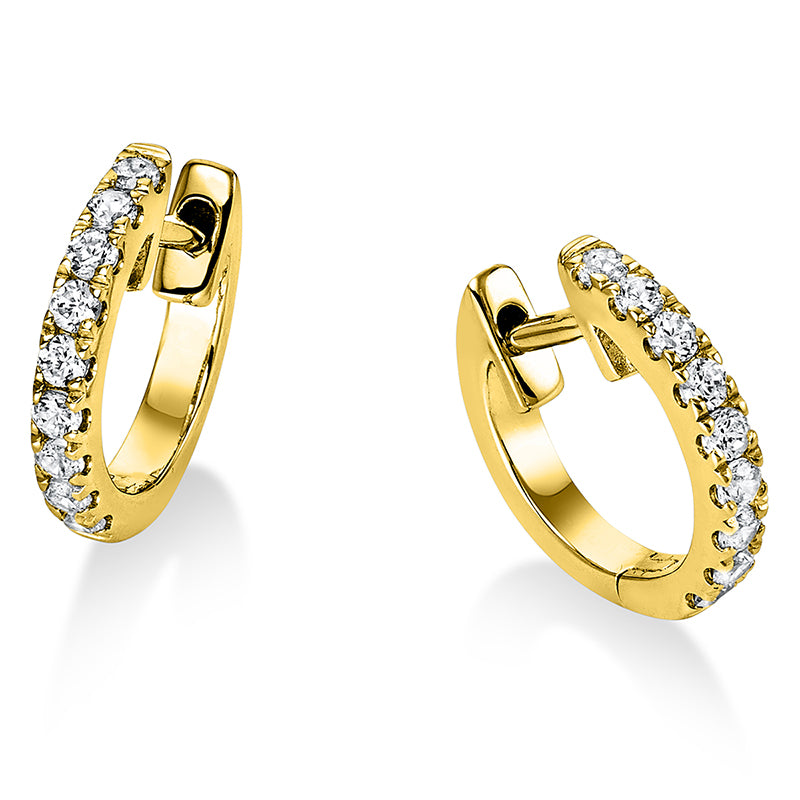 Creolen - Moderner Schmuck aus Gold mit Diamanten - 2I997