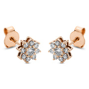 Ohrstecker aus Gold mit Diamanten, -Symbol - 2L772