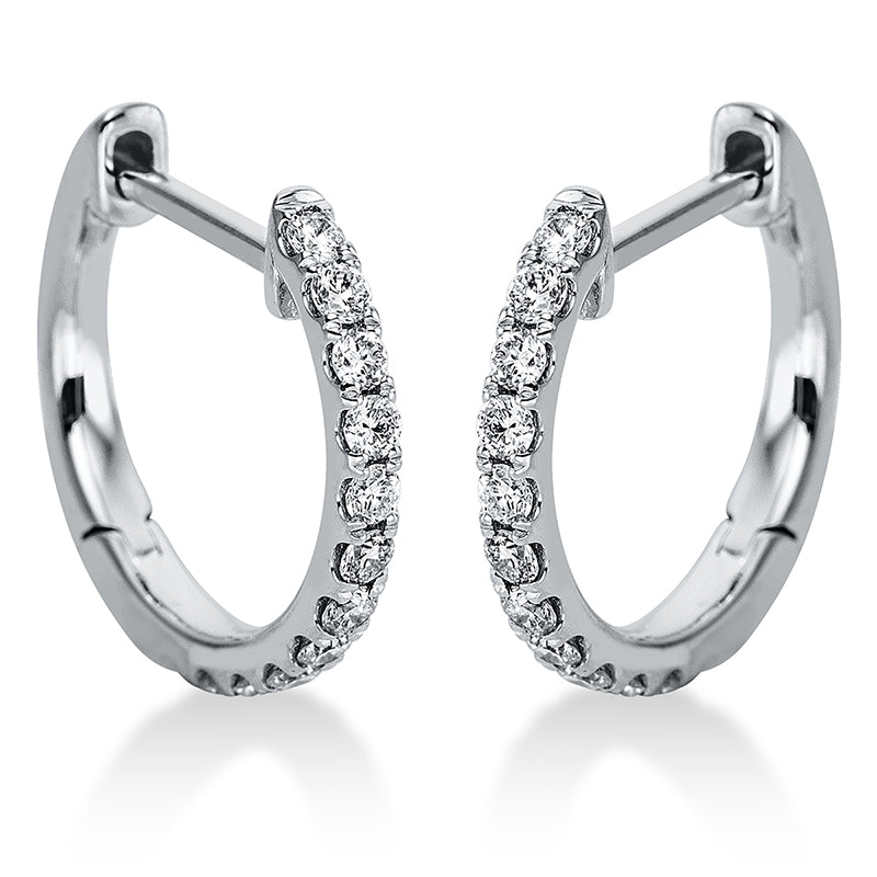 Creolen - Moderner Schmuck aus Gold mit Diamanten, -Symbol - 2M655