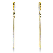 Ohrschmuck    aus 750/-18 Karat Gelbgold mit 80 Diamanten 0