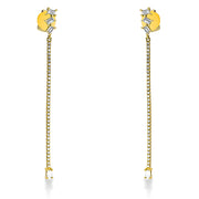 Ohrschmuck    aus 750/-18 Karat Gelbgold mit 80 Diamanten 0