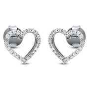 Ohrschmuck    aus 750/-18 Karat Weißgold mit 48 Diamanten 0