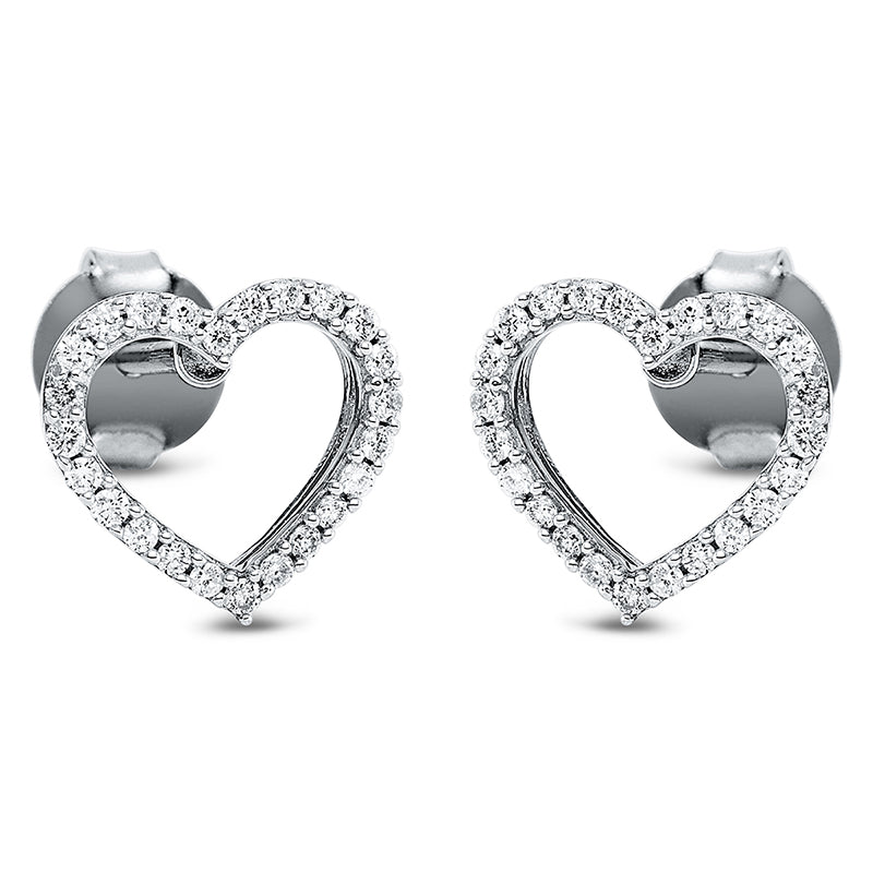Ohrschmuck    aus 750/-18 Karat Weißgold mit 48 Diamanten 0