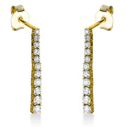 Ohrschmuck - Moderner Schmuck aus Gold mit Diamanten - 2N837