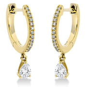 Ohrschmuck    aus 750/-18 Karat Gelbgold mit 28 Diamanten 0