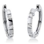 Creolen - Moderner Schmuck aus Gold mit Diamanten, -Symbol - 2O534